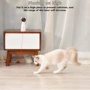 Cat Automatic Interactive Laser Toys, Indoor Cat Interactive Laser Toys, Real Random Track Rechargeable Pet Laser Toys, Fun Cat Toys, Pet Gifts for Indoor Cats/Kittens/Dogs and Other Various Pets