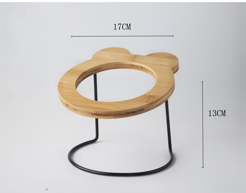 Spine Protection Bowl Holder for Cat Food and Water