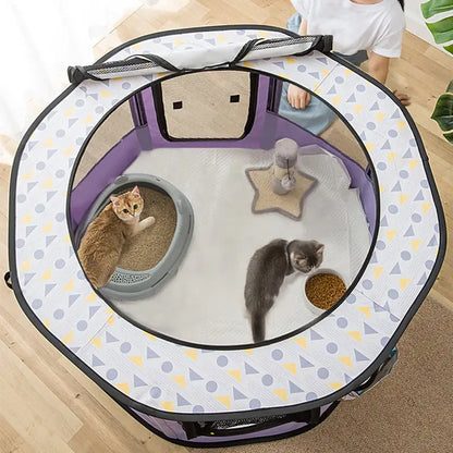 Folding Closed Tent for Cat Delivery Room