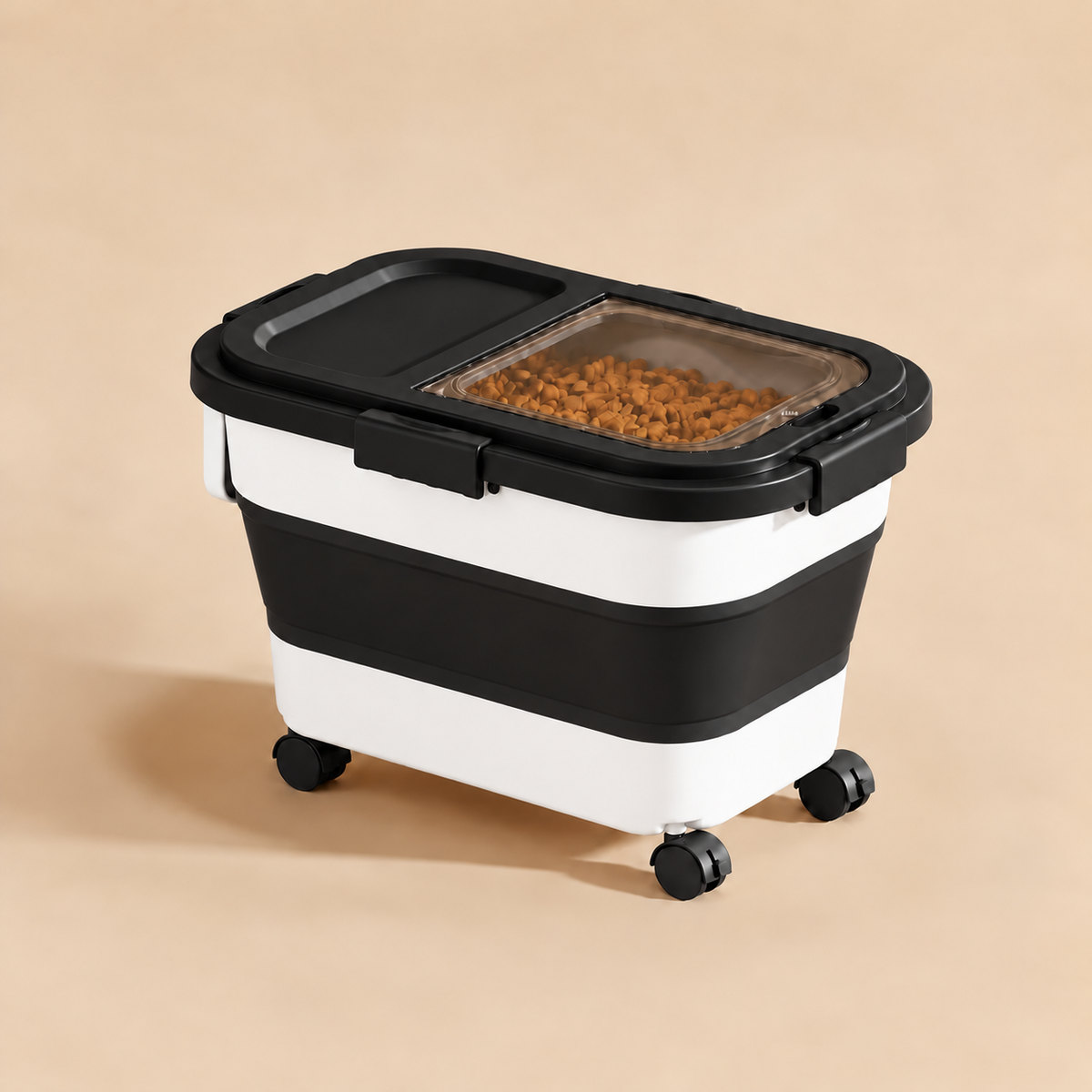 Collapsible Sealed Dog Food Storage Bin