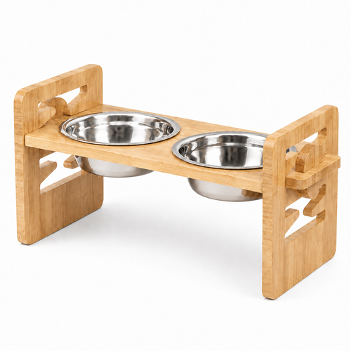 Adjustable Dog Feeding Rack