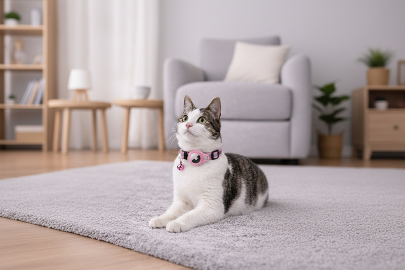 Cat air tag collar