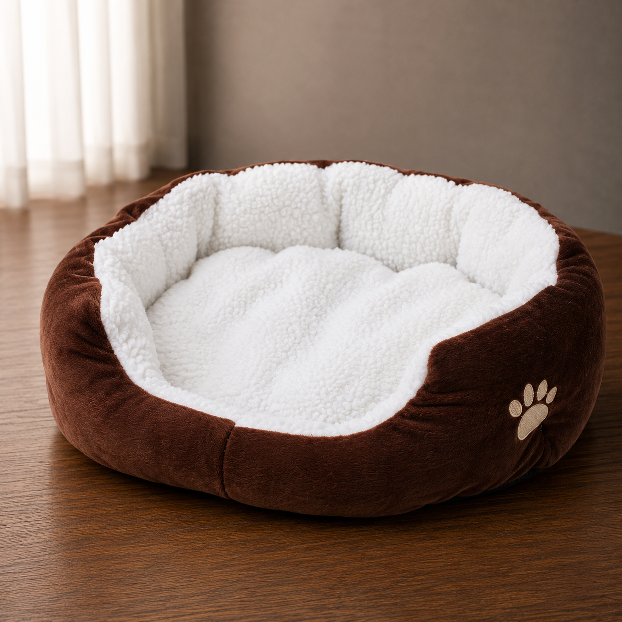 Plush Calming Pet Bed
