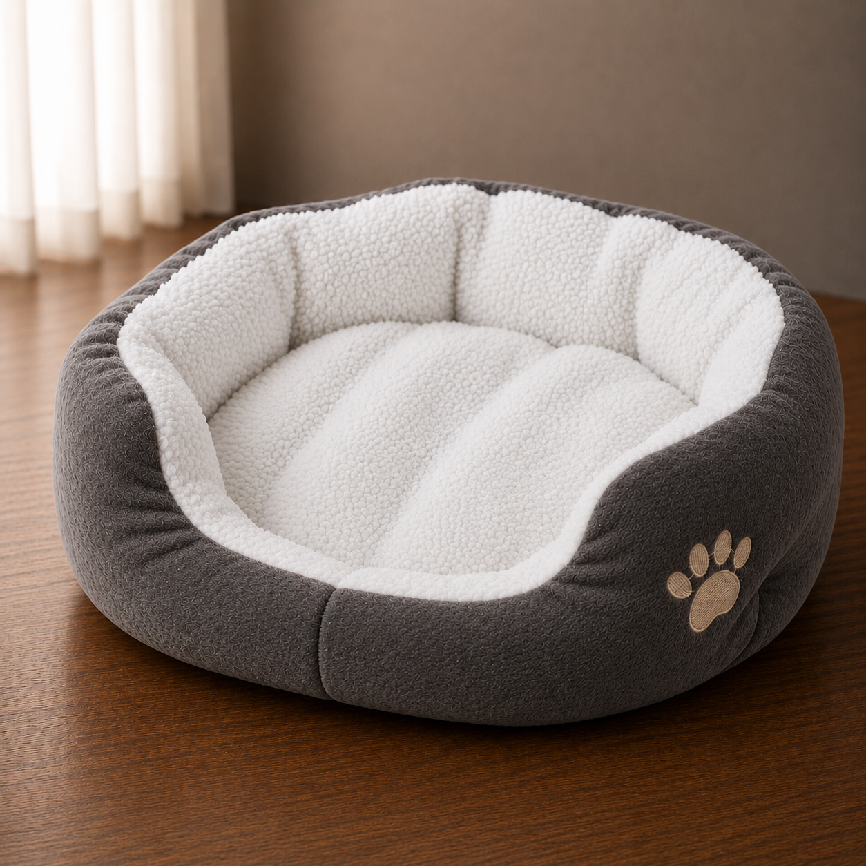 Plush Calming Pet Bed