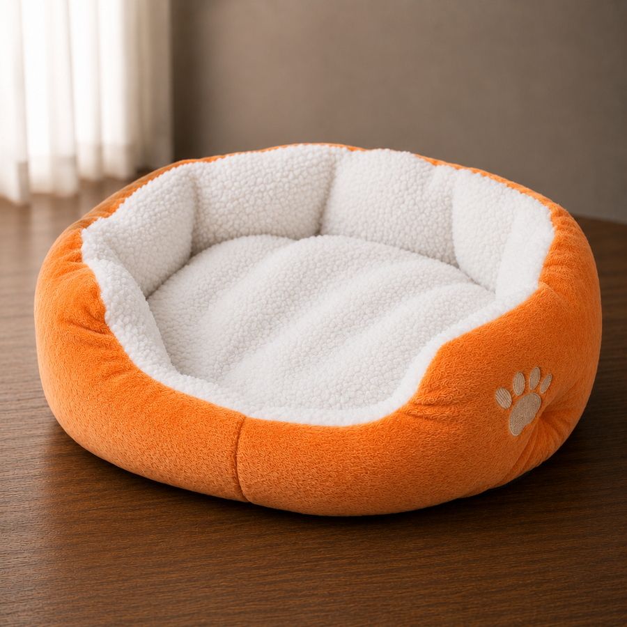 Plush Calming Pet Bed