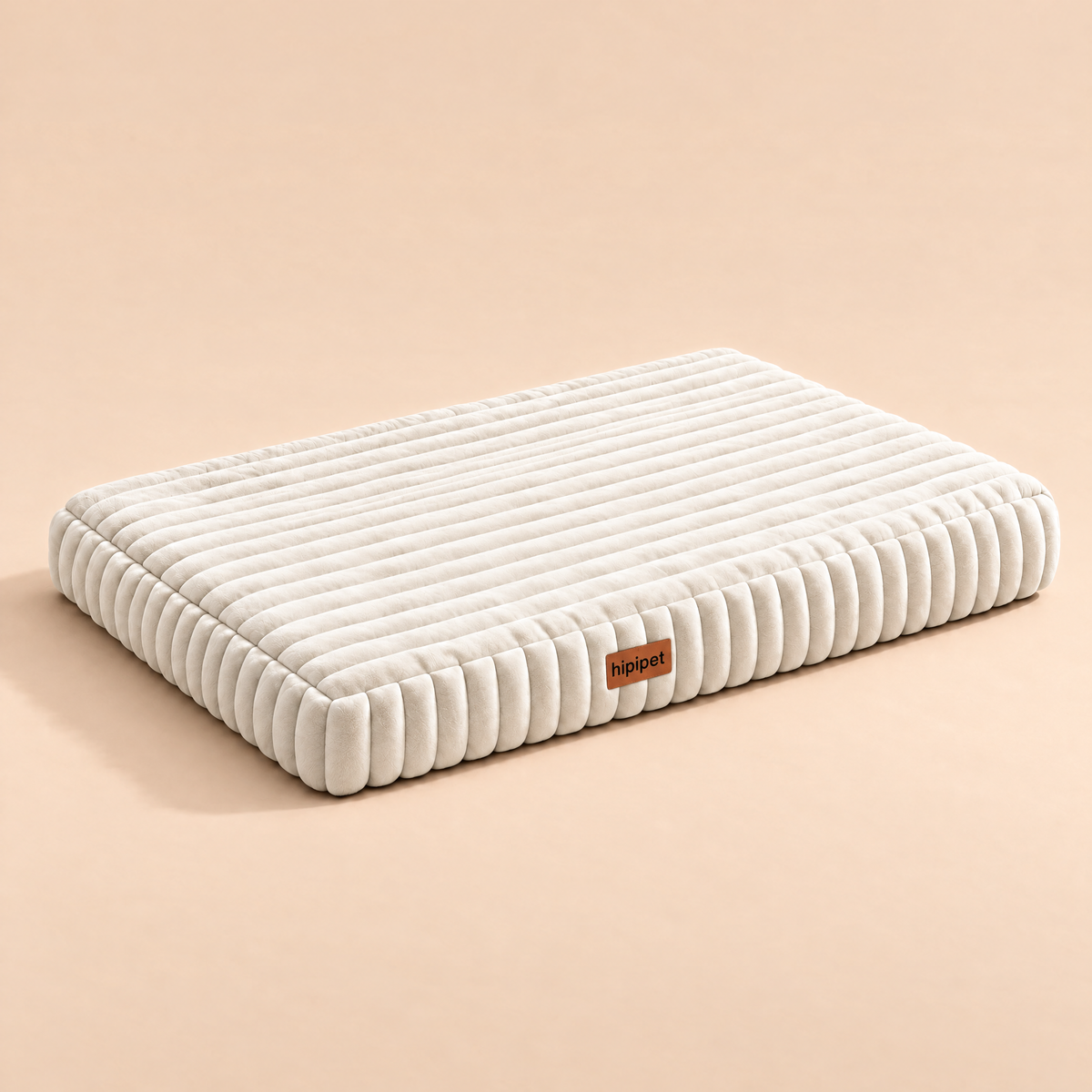 Corduroy Dog Mat in White