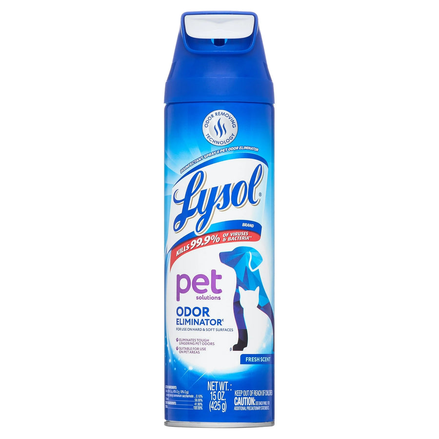Pet Odor Eliminator Spray, Sanitizing and Disinfecting Spray for Pet Odors, 15Oz (4 Pack)