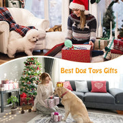 Squeaky Dog Toys for Large Dogs: Plush Dog Toys with Soft Fabric - Pet Toys for Small, Medium, and Large Dogs - Puppy Toys to Keep Them Busy Squeaky Dog Toys Interactive Dog Toys Toys for Dogs-Mrwj