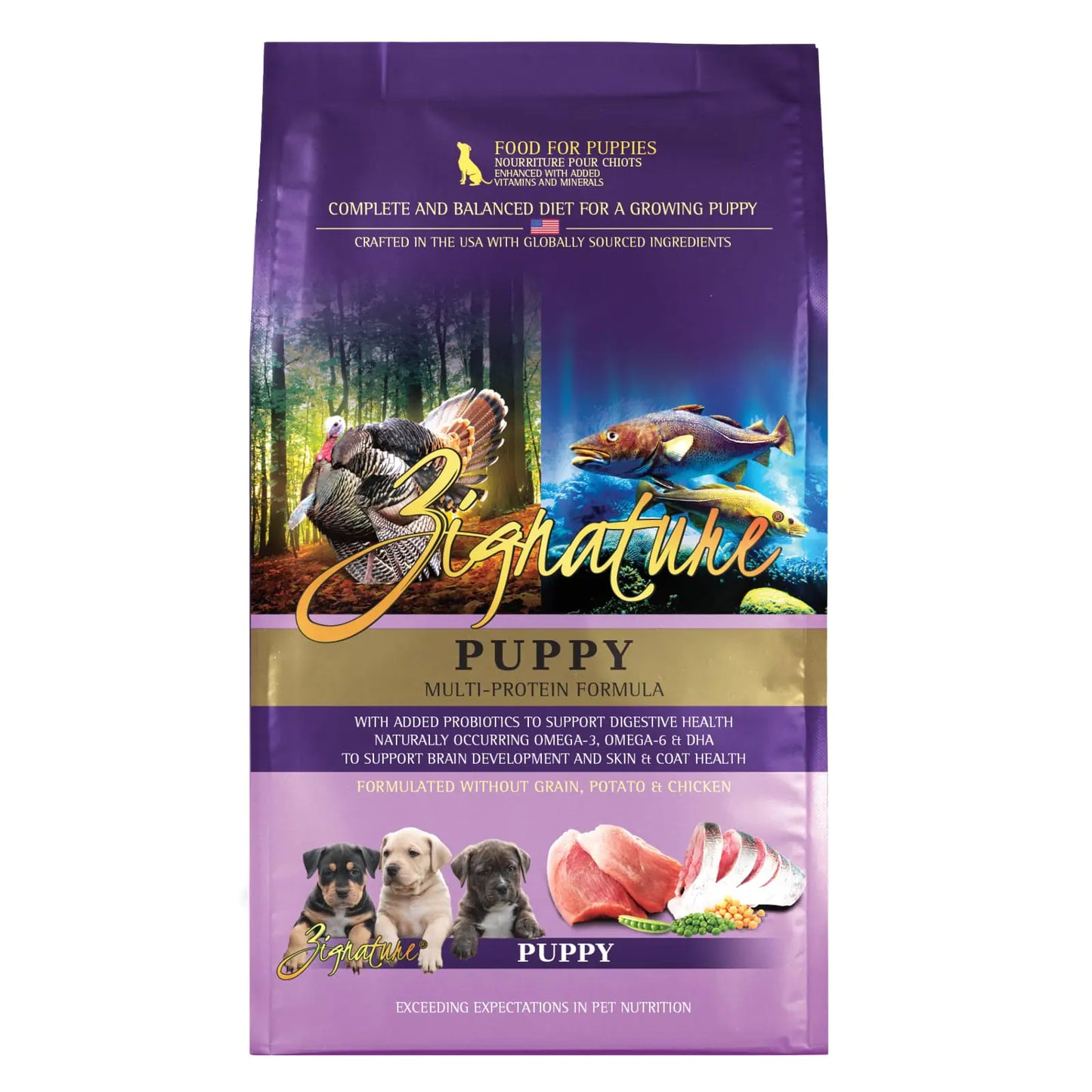 Zignature Puppy Formula Dry Dog Food 12.5lb Bag